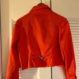 ELLEN TRACEY vintage red cotton blend